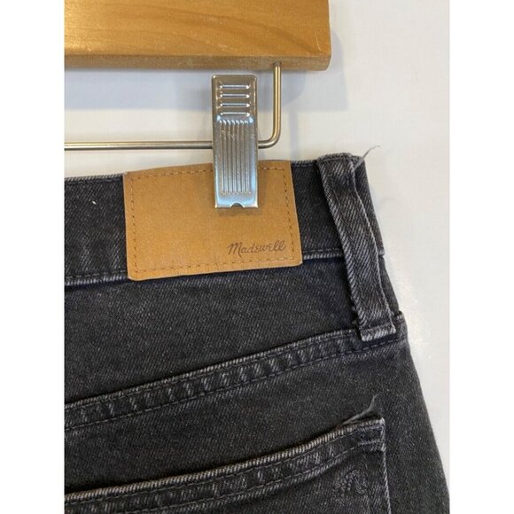 Madewell 28 The Perfect Vintage Flare Jean Sherborn Wash Black Wide Leg GUC - Picture 8 of 12